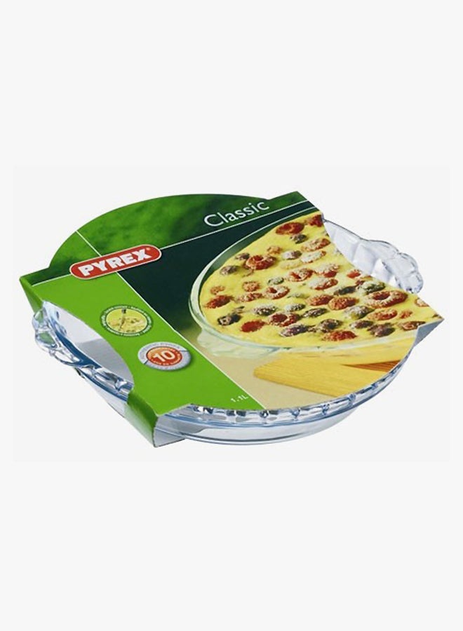 PYREX Flan Cake Dish Clear 23x26cm - Image 2