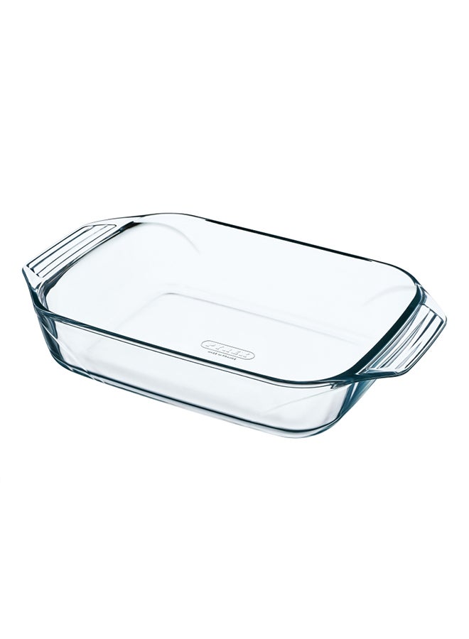 PYREX - Optimum Rectangular Roaster Clear 35 x 23 x 6.5cm - Image 1