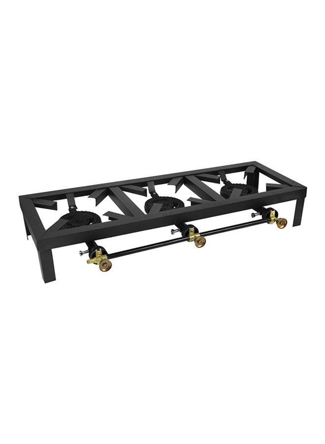 FIRE WHEEL - Gas Stove Triple Burner SGB-03 Black - Image 1