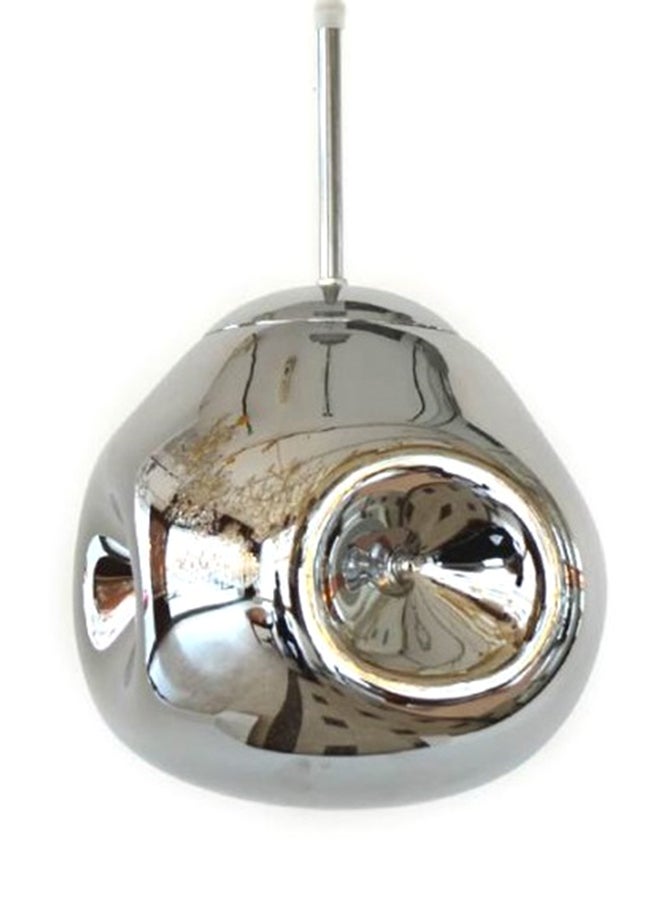 AL SALHIYA LIGHTING Indoor Glass Pendant Light Silver 20x24cm  - Image 2