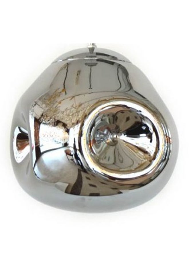 AL SALHIYA LIGHTING Indoor Glass Pendant Light Silver 20x24cm  - Image 3