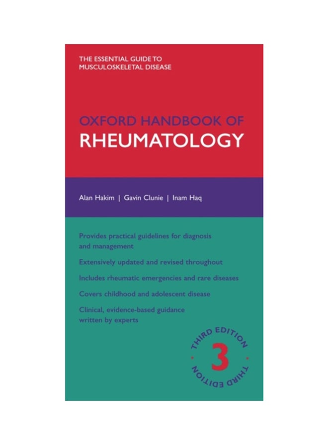 Oxford Handbook Of Rheumatology Paperback English by Gavin Clunie - 14 Nov 2011