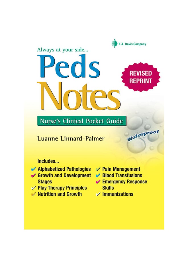 Peds Notes: Nurse's Clinical Pocket Guide paperback english - 12 Jan 2010