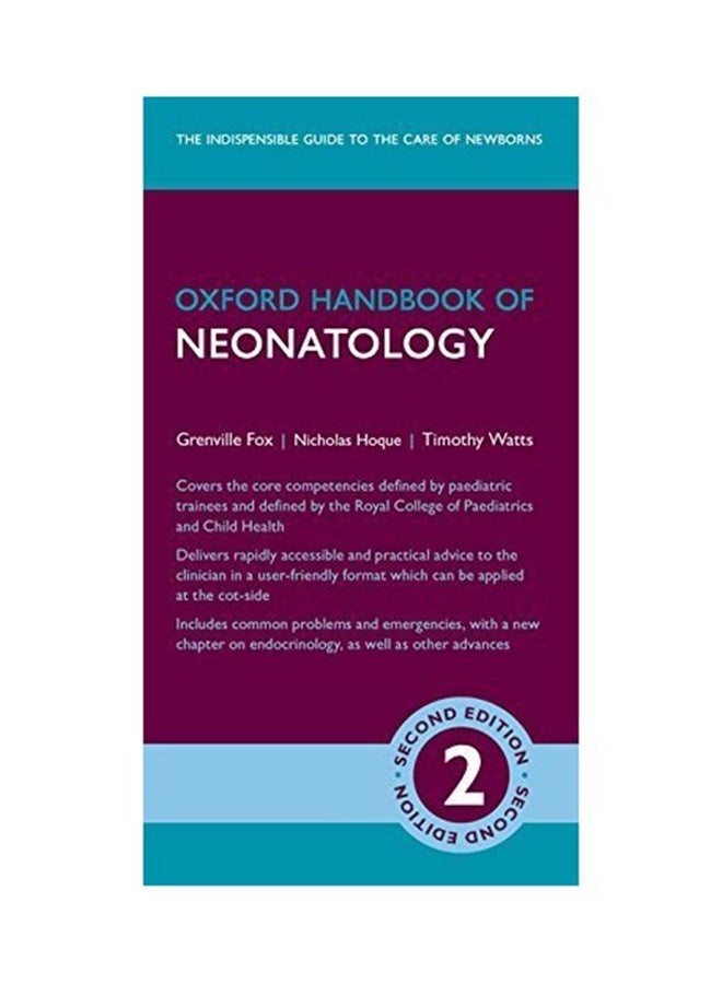 Oxford Handbook Of Neonatology paperback english - 15 Aug 2017 