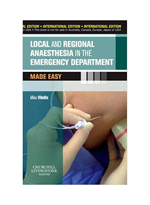 Local And Regional Anaesthesia In The Emergency Department Made Easy - International Edition paperback english - 10-Jun-10