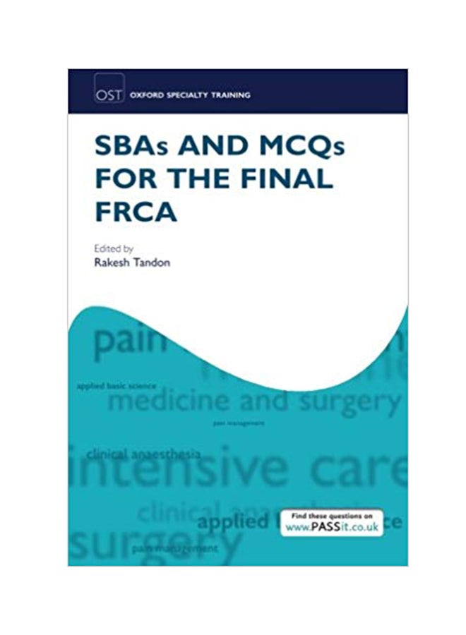 SBAs And MCQs For The Final FRCA Paperback English by Rakesh Tandon - 41181 