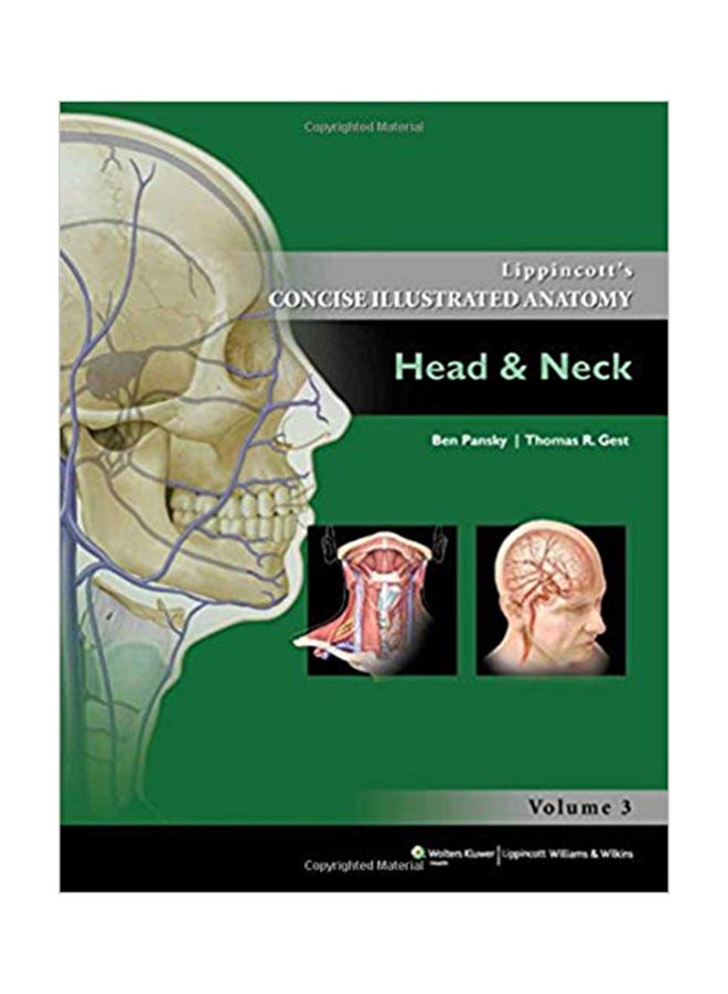 مختصر التشريح الموضح بالصور إصدار لبينكوت: الرأس والعنق الجزء الثالث غلاف ورقي الإنجليزية - 29-May-13