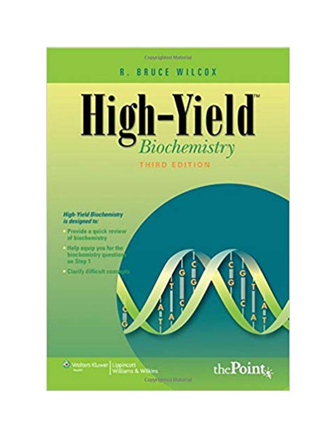 High Yield Biochemistry Paperback English by R. Bruce Wilcox - 4/20/2011