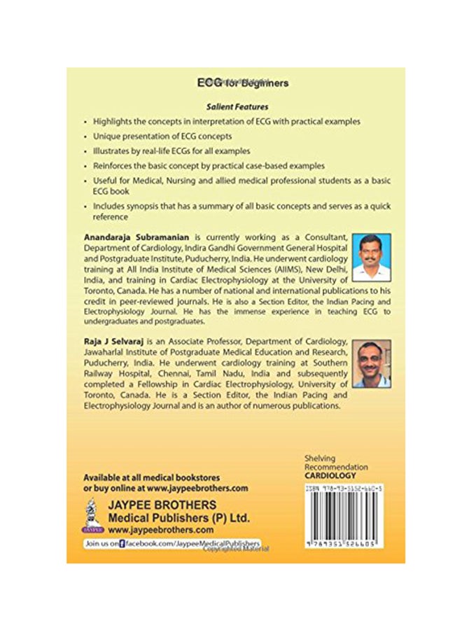 ECG For Beginners Paperback English by Raja J. Selvaraj - 30-Aug-15  - Image 2