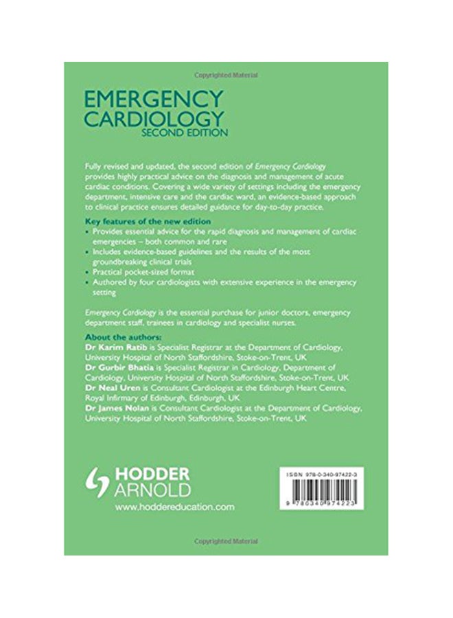 Emergency Cardiology: An Evidence-Based Guide To Acute Cardiac Problems Paperback English by Karim Ratib - 14-Feb-11  - Image 2