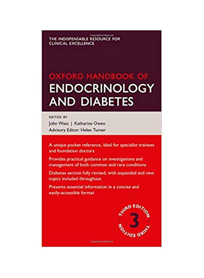 Oxford Handbook Of Endocrinology And Diabetes Paperback English by John Wass - 41807 