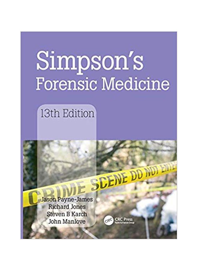 Simpson's Forensic Medicine Paperback English by Jason Payne-James - 1-Nov-11 