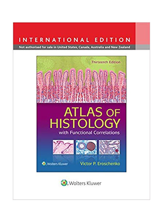 أطلس علم الأنسجة مع الارتباطات الوظيفية paperback english - 3-Mar-17