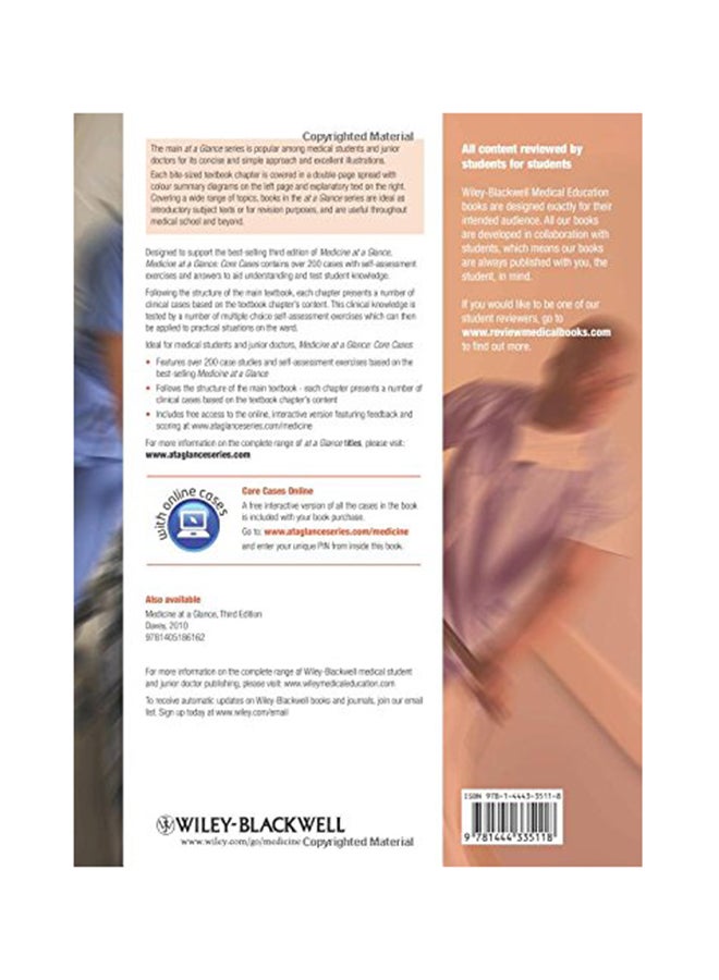 Medicine At A Glance Core Cases Paperback English by Patrick Davey - 16-Nov-10  - Image 2