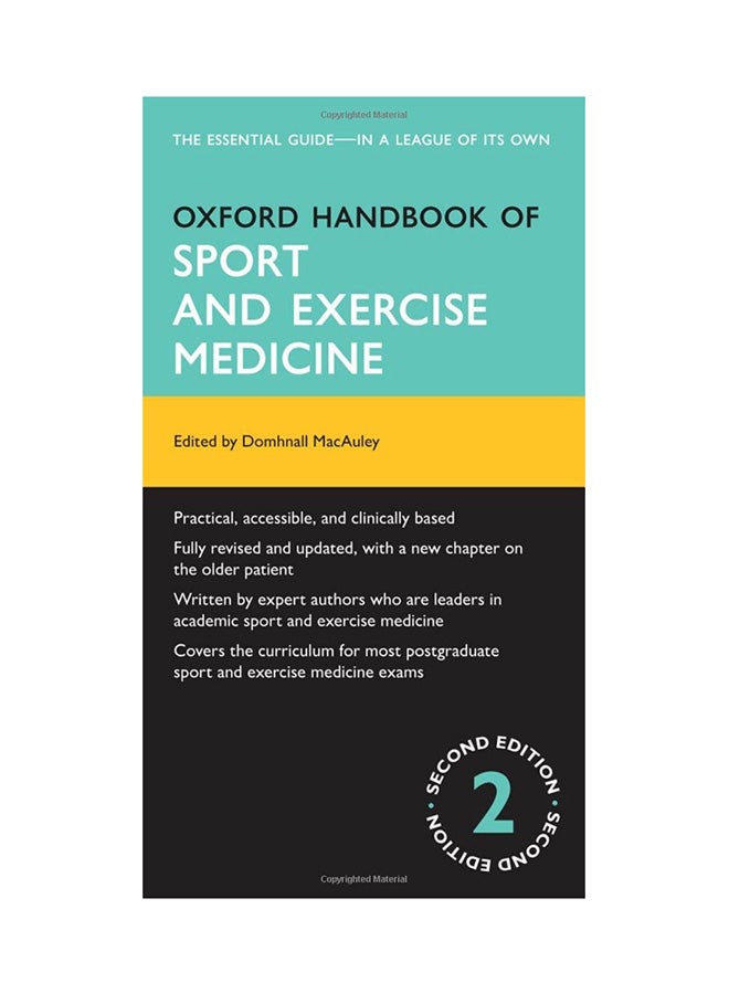 Oxford Handbook Of Sport And Exercise Medicine Paperback English by Domhnall MacAuley - 41272 