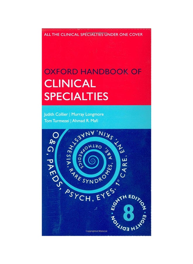 Oxford Handbook Of Clinical Specialties Paperback English by Judith Collier - 15 Apr 2009 