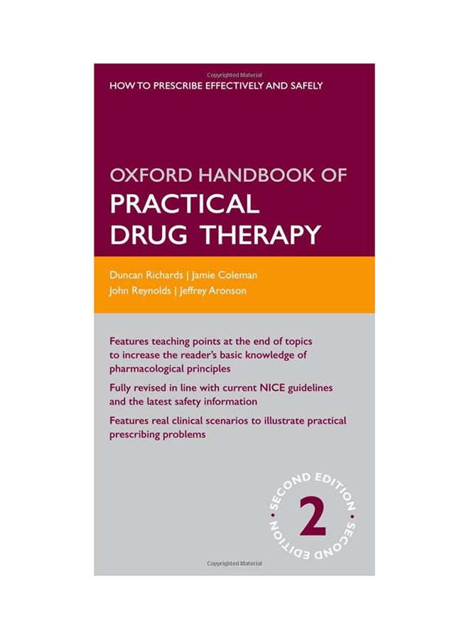 Oxford Handbook Of Practical Drug Therapy Paperback English by Duncan Richards - 13 Jan 2012 - Image 1