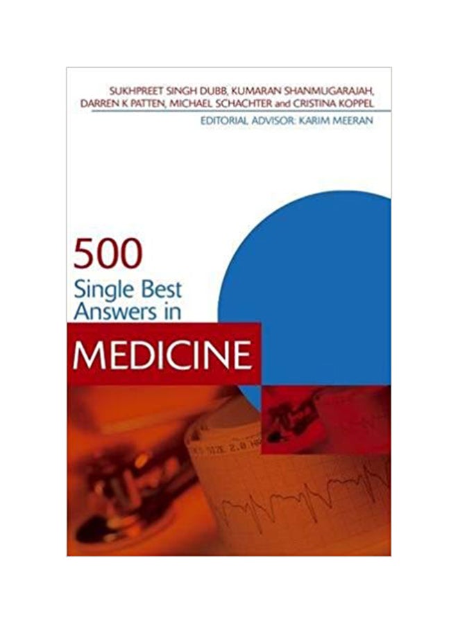 500 Single Best Answers In Medicine Paperback English by Sukhpreet Singh Dubb - 25 Sep 2011 