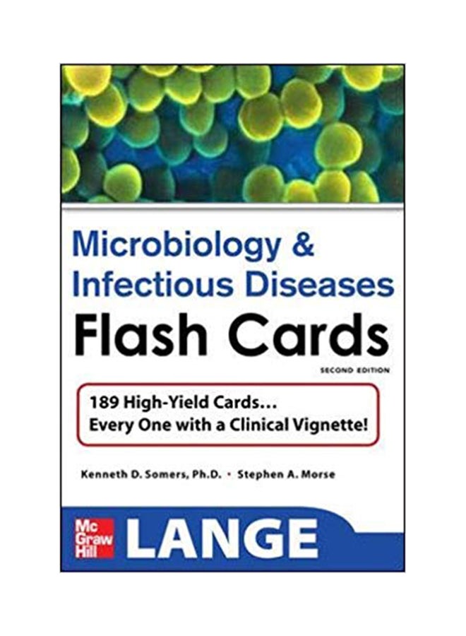 بطاقات الذاكرة لعلم الأحياء الدقيقة والأمراض المعدية غلاف ورقي الإنجليزية - 16 Jul 2010