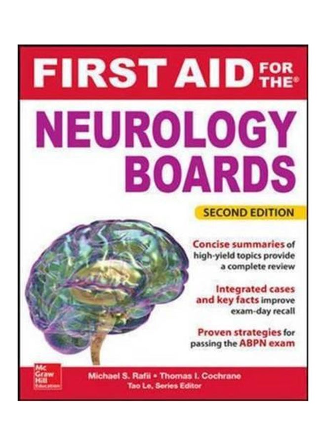 First Aid For The Neurology Boards Paperback English by Michael S. Rafii - 01 Jun 2015 