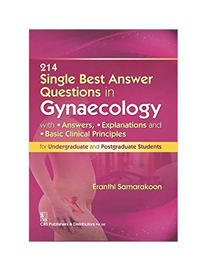 214 Single Best Answer Questions In Gynaecology Paperback English by Eranthi Samarakoon - 38542 