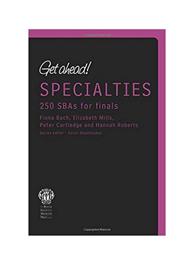 Get Ahead Specialties : 250 SBAs For Finals Paperback English by Elizabeth Mills - 31 Mar 2010 