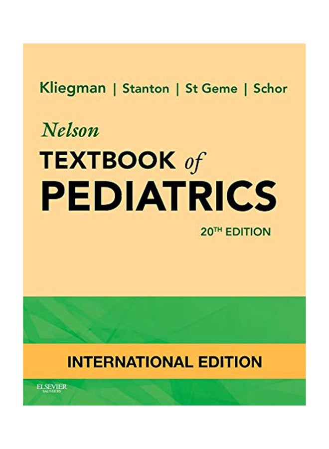 Nelson Textbook Of Pediatrics Hardcover English by Robert M. Kliegman - 22 Mar 2016 