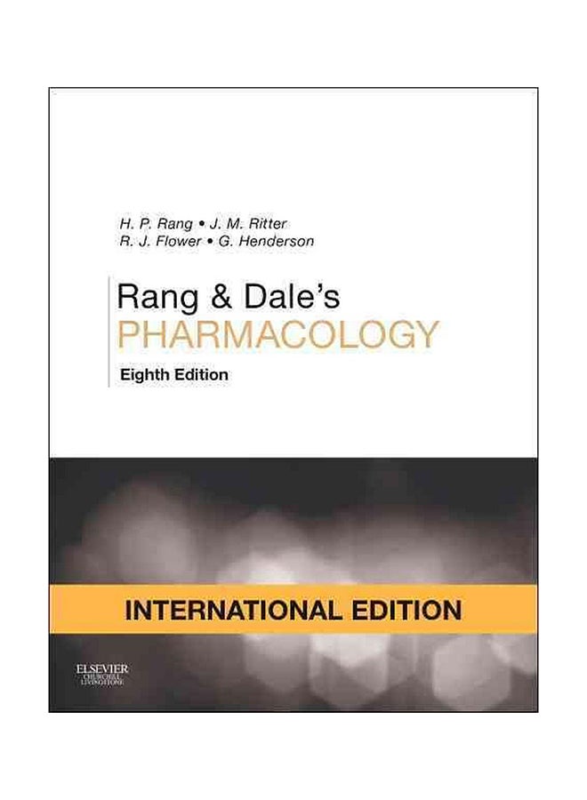 Pharmacology Paperback English by Humphrey P. Rang - 21 Jan 2015 