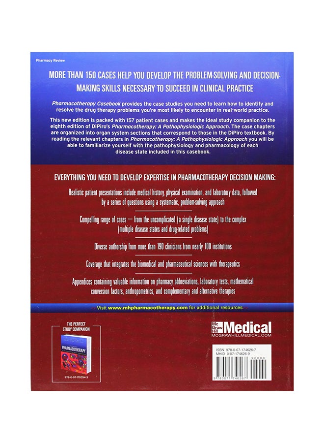 Pharmacotherapy Casebook: A Patient-Focused Approach Paperback English by Terry L. Schwinghammer - 03 Aug 2011  - Image 2