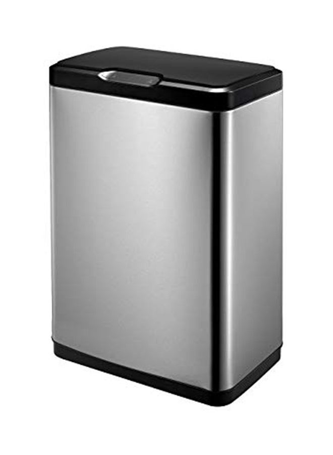 Stainless Steel Trash Bin With Sensor Opening Silver 30Liters 