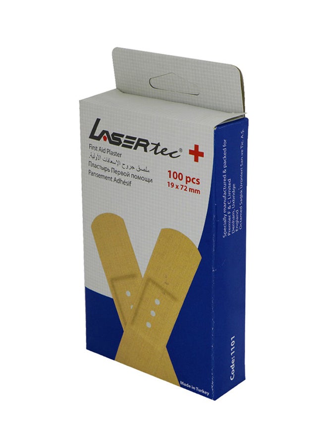 Lasertec - 100-Piece First Aid Plaster Bandage - Image 1