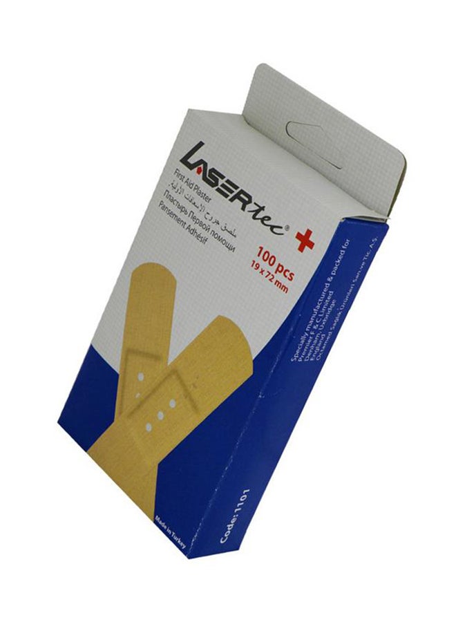 Lasertec - 100-Piece First Aid Plaster Bandage - Image 1