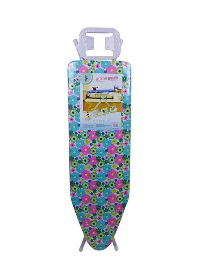 Ironing Board With 4 Steps Lock Blue/Pink/Green - Image 1