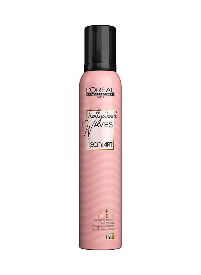 L'Oréal Professionnel - Hollywood Waves Tecni Art Spiral Queen Hair Spray Pink 200ml - Image 1