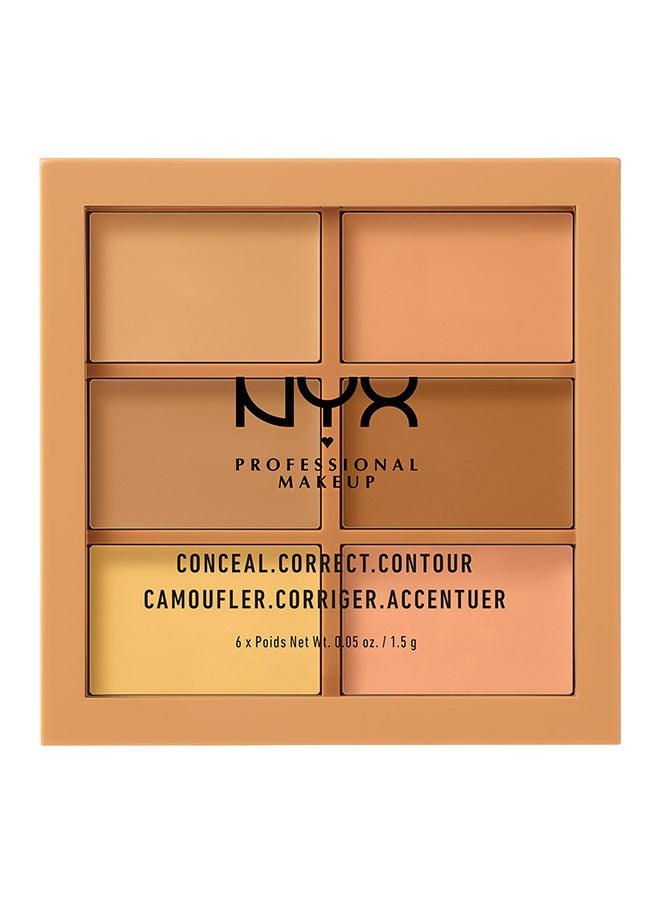 NYX PROFESSIONAL MAKEUP - Conceal Correct Contour Makeup Palette Medium/moyen - Image 1