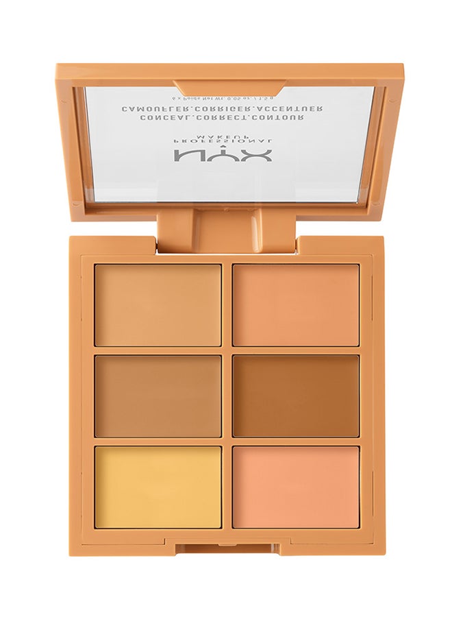 NYX PROFESSIONAL MAKEUP - Conceal Correct Contour Makeup Palette Medium/moyen - Image 1