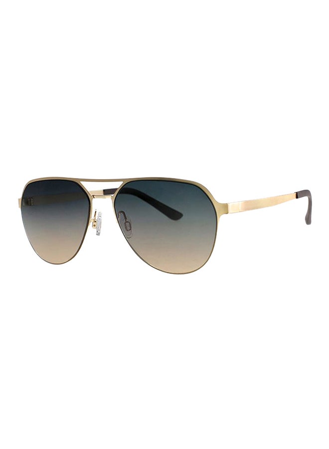 Radar Men's Polarized Aviator Frame Sunglasses - Lens Size: 58 mm - Image 1