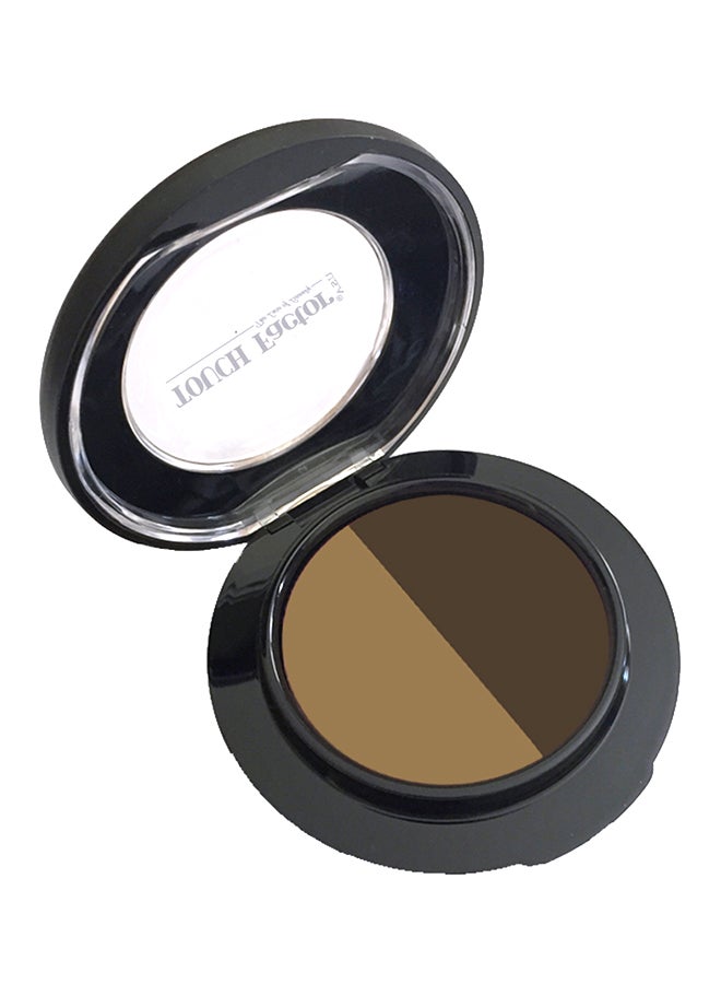 Touch Factor Eye Brow Powder Duo Brown