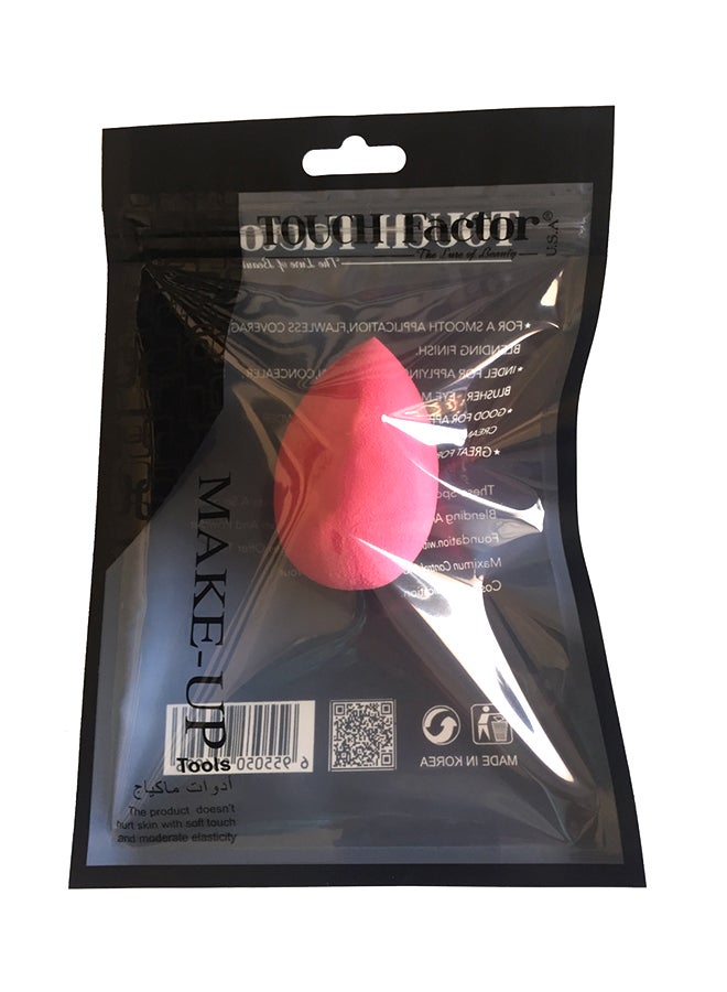 Touch Factor Flawless Makeup Blender Foundation Puff Pink 