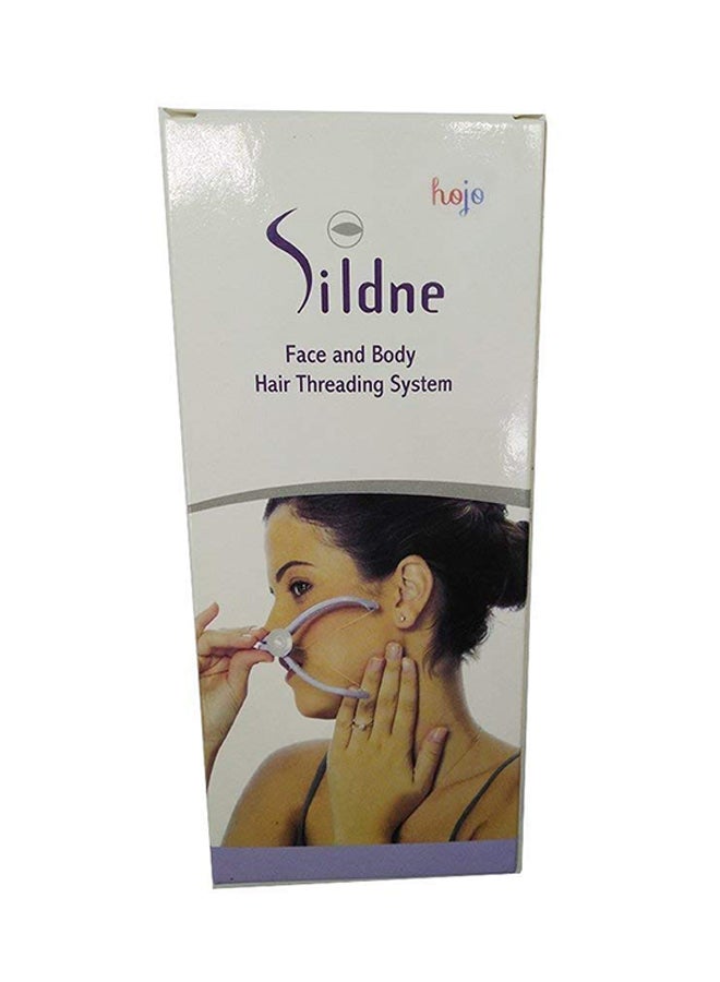 Eyebrow Painless Hair Threading And Removal System Purple/Pink