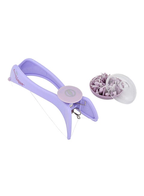 Eyebrow Painless Hair Threading And Removal System Purple/Pink
