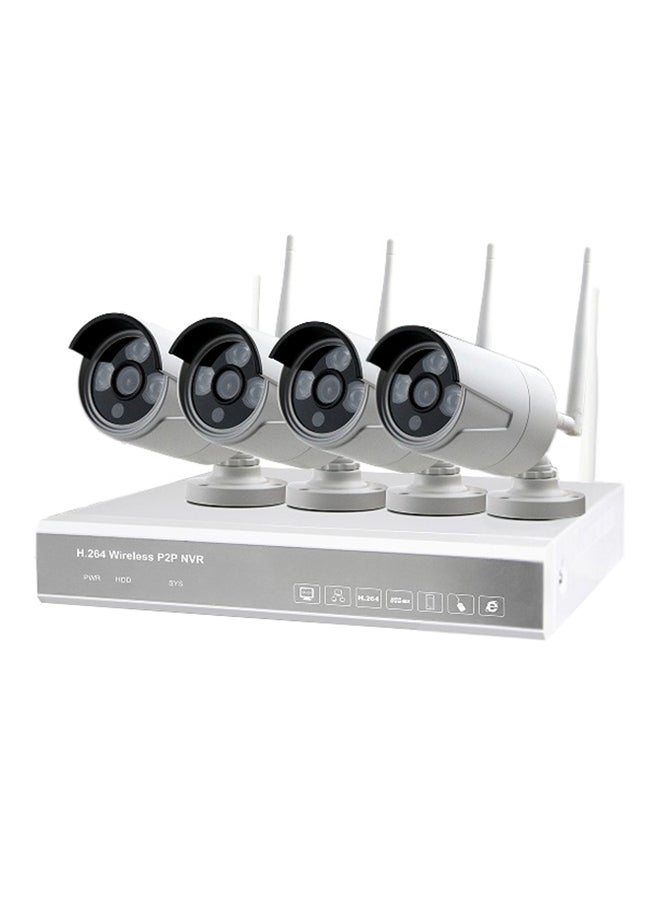Generic - 4.0 Channel HD Wireless IP Security Camera System With Built-In Router - Image 1