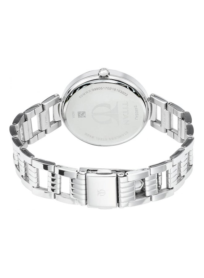 TITAN - Women's Stone Studded Analog Watch 2480SM09 - Image 1