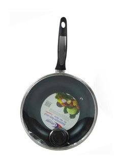 KAWASHI Sapphire Deluxe Frying Pan With Lid Black/Clear 16 cmcm  - Image 2