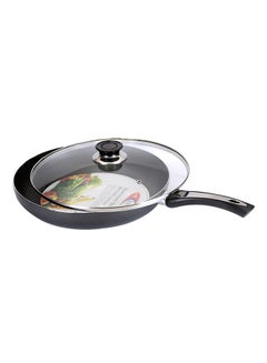 KAWASHI Opera Frying Pan With Lid Black 24cm  - Image 2