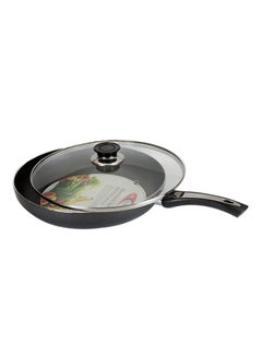 KAWASHI Opera Frying Pan With Glass Lid Black 22cm  - Image 2