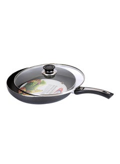 KAWASHI Opera Non-Stick Frying Pan Lid Black/Clear 26cm  - Image 2