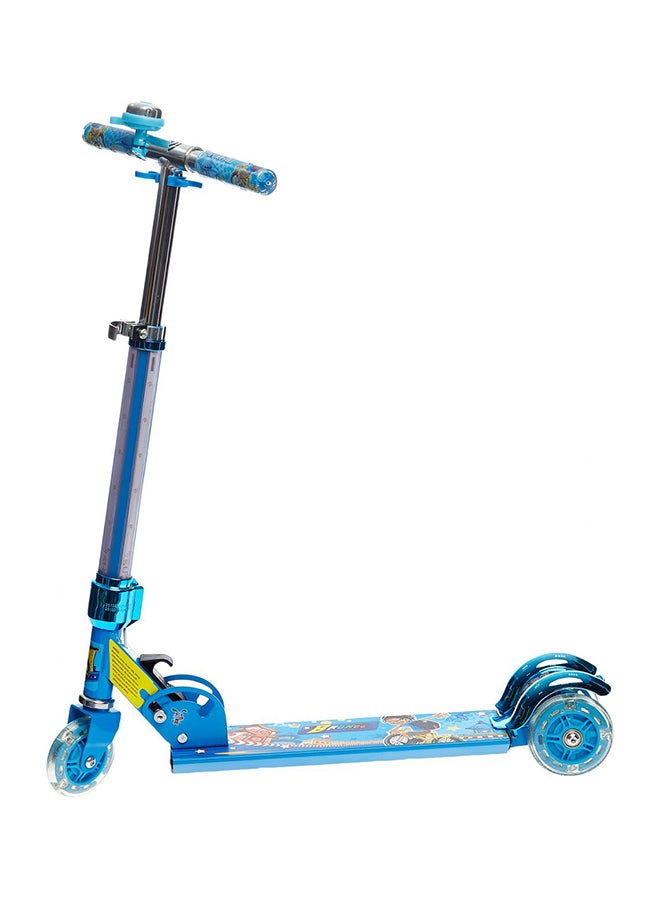 3-Wheel Kick Scooter In Blue Authentic Durable For Your Little One With Non Grip Handle Blue  - Image 3