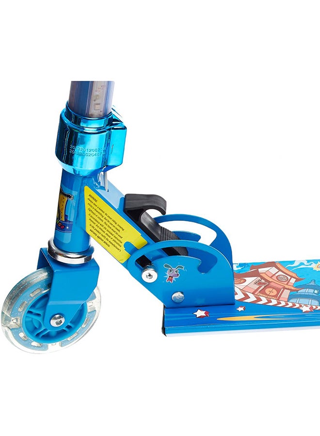 3-Wheel Kick Scooter In Blue Authentic Durable For Your Little One With Non Grip Handle Blue  - Image 4