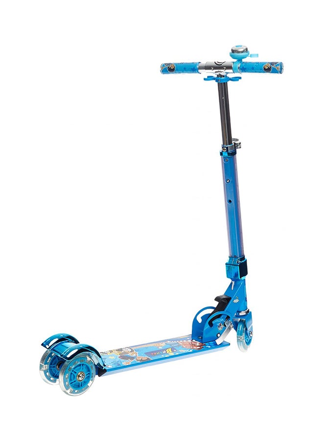 3-Wheel Kick Scooter In Blue Authentic Durable For Your Little One With Non Grip Handle Blue  - Image 2